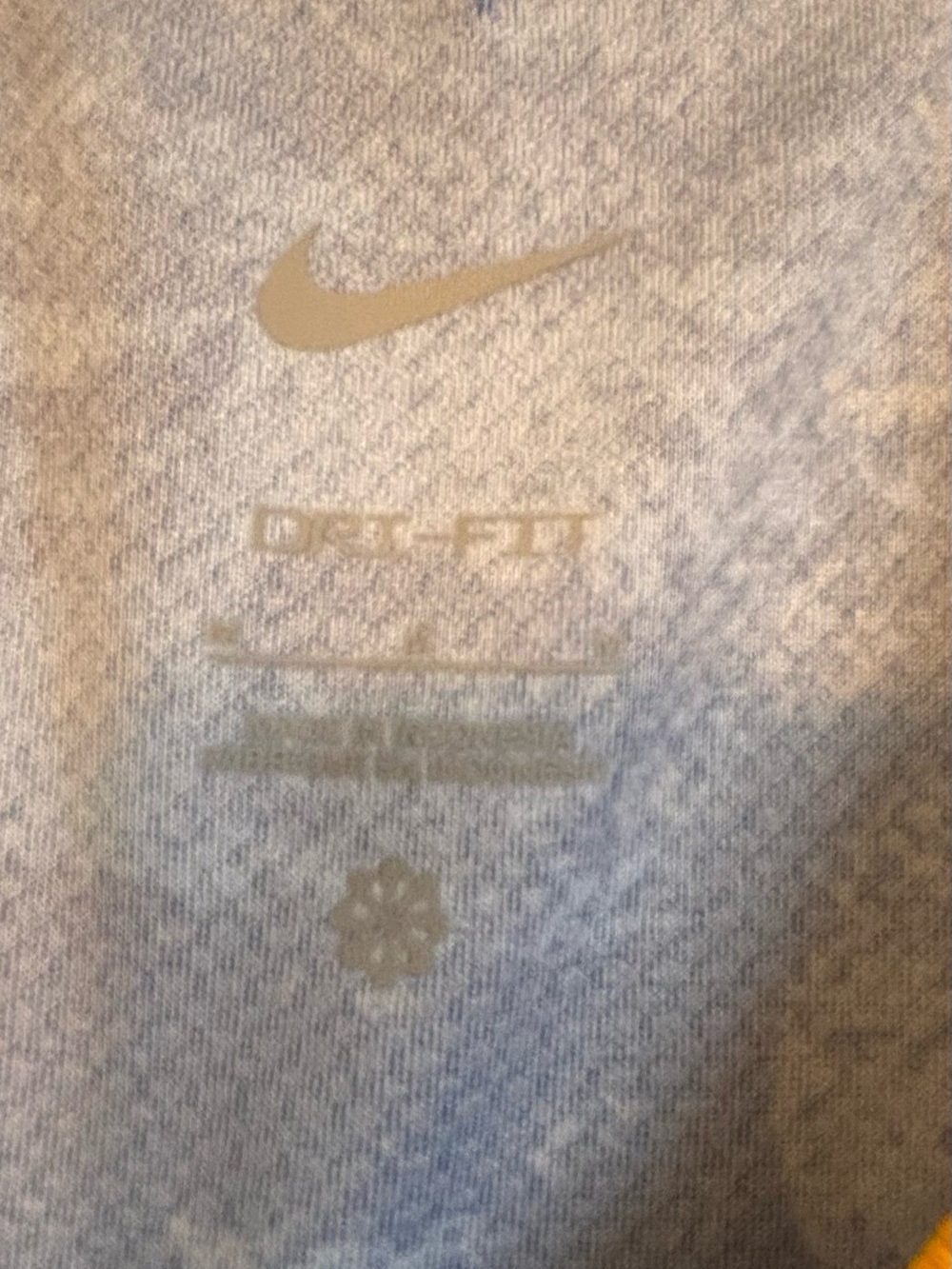 Nike Utah Royals Stadium Away Blue & Yellow Dri-fit Jersey - Men’s Sz M. NWT - Picture 7 of 12